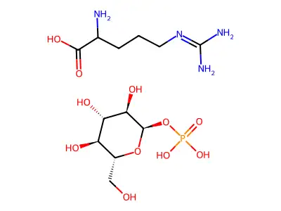 Glucose-1-phosphate of arginine structure