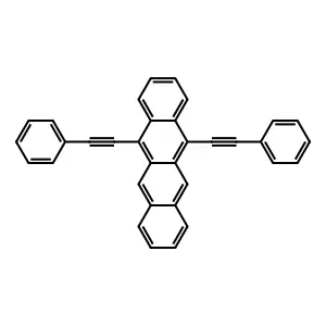 5,12-双(苯乙炔基)并四苯 structure