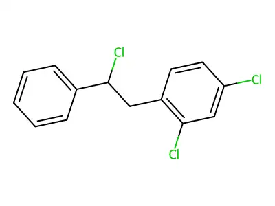 2,4-Dichloro-1-(2-chloro-2-phenylethyl)benzene structure