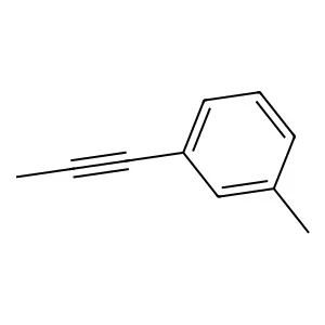 Benzene, 1-methyl-3-(1-propynyl)- structure