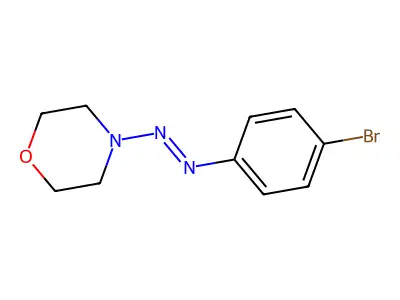 4-[(E)-(4-bromophenyl)diazenyl]morpholine structure