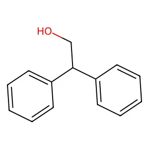 beta-Phenylphenethyl alcohol structure