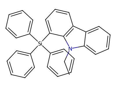 9-Ethyl-1-(triphenylsilyl)carbazole structure