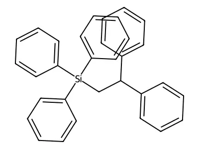(2,2-Diphenylethyl)triphenylsilane structure