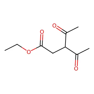 Ethyl 3-acetyl-4-oxopentanoate structure