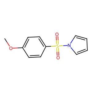 1-[(4-methoxyphenyl)sulfonyl]-1H-pyrrole structure