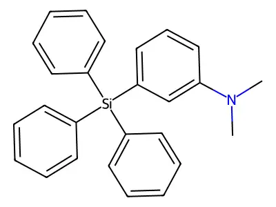 N,N-Dimethyl-3-(triphenylsilyl)aniline structure