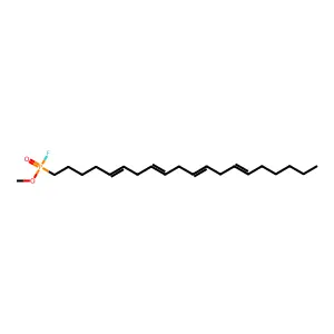 1-[氟(甲氧基)磷酰基]二十碳-5,8,11,14-四烯 structure
