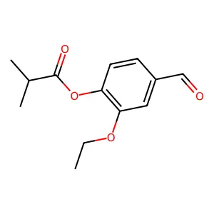 Ethyl vanillin isobutyrate structure