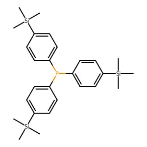 Phosphine, tris(4-(trimethylsilyl)phenyl)- structure
