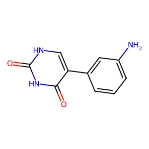 5-(3-aminophenyl)-1H-pyrimidine-2,4-dione structure