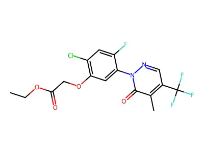 Flufenpyr-ethyl structure