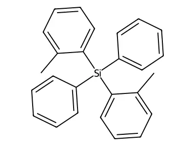 Diphenyldi(O-tolyl)silane structure