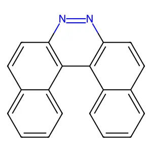 Benzo[f]naphtho[2,1-c]cinnoline structure