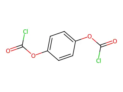1,4-Phenylene bis(chloroformate) structure