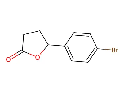 5-(4-Bromophenyl)oxolan-2-one structure