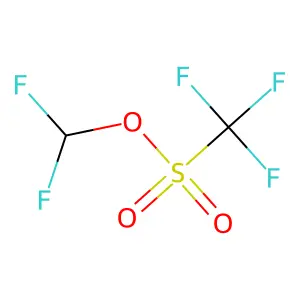 Difluoromethyl trifluoromethanesulfonate structure