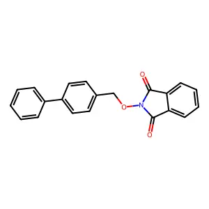 2-([1,1'-Biphenyl]-4-ylmethoxy)isoindoline-1,3-dione structure