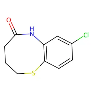 8-Chloro-3,4-dihydro-2H-1,6-benzothiazocin-5(6H)-one structure