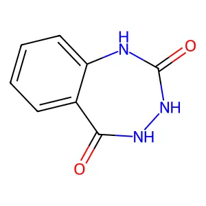 1H-1,3,4-Benzotriazepine-2,5-dione, 3,4-dihydro- structure