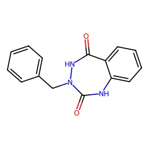 1H-1,3,4-Benzotriazepine-2,5-dione, 3,4-dihydro-3-benzyl- structure