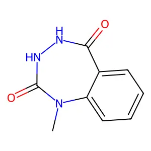 1-Methyl-3,4-dihydro-1,3,4-benzotriazepine-2,5-dione structure