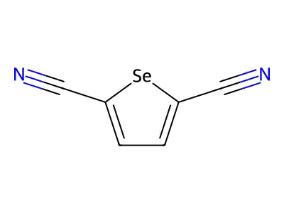 Selenophene-2,5-dicarbonitrile structure