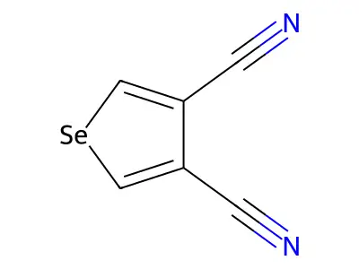 Selenophene-3,4-dicarbonitrile structure