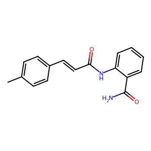 2-{[3-(4-Methylphenyl)acryloyl]amino}benzamide structure