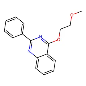 Quinazoline, 4-(2-methoxyethoxy)-2-phenyl- structure