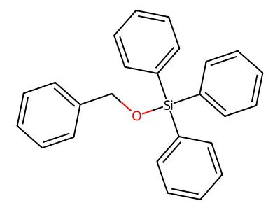 (Benzyloxy)triphenylsilane structure