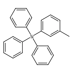 (3-Methylphenyl)(triphenyl)silane structure