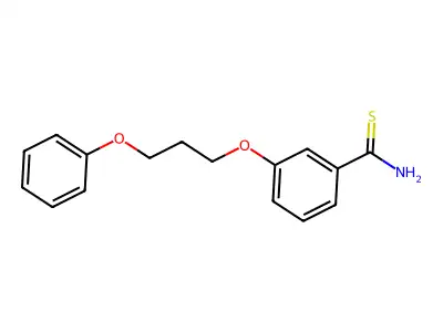 3-(3-Phenoxypropoxy)benzenecarbothioamide structure