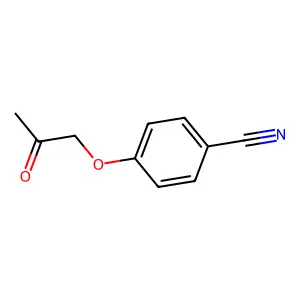 4-(2-氧代丙氧基)苯甲腈 structure