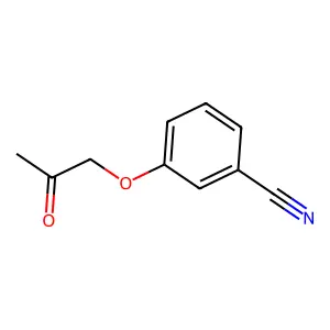 3-(2-Oxopropoxy)benzonitrile structure