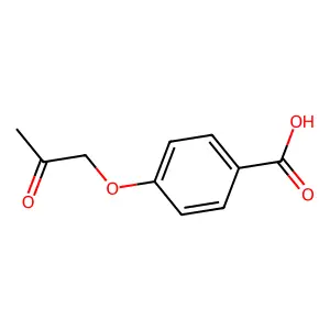 4-(2-氧代丙氧基)苯甲酸 structure