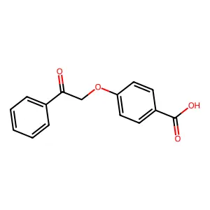 4-苯乙酰氧基苯甲酸 structure