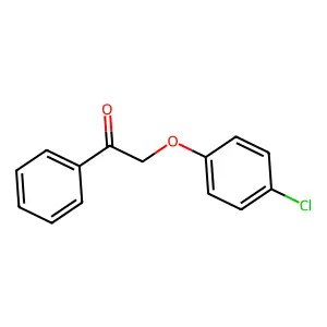 2-(4-Chlorophenoxy)-1-phenylethanone structure