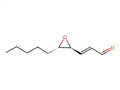 (2E)-3-(3-Pentyl-2-oxiranyl)-2-propenal structure