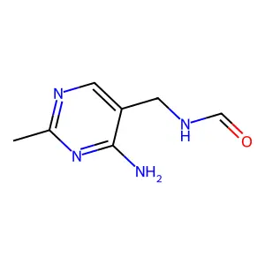N-((4-Amino-2-methyl-5-pyrimidinyl)methyl)formamide structure