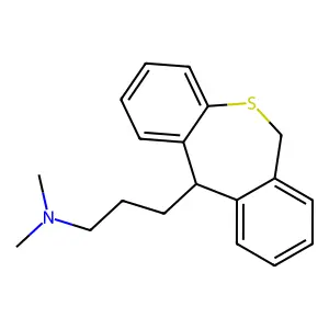 6,11-Dihydro-N,N-dimethyldibenzo(b,e)thiepin-11-propanamine structure