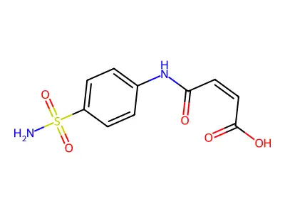 (Z)-4-oxo-4-((4-sulfamoylphenyl)amino)but-2-enoic acid structure