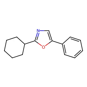 2-Cyclohexyl-5-phenyloxazole structure