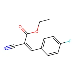 2-氰基-3-(4-氟苯基)丙烯酸乙酯 structure