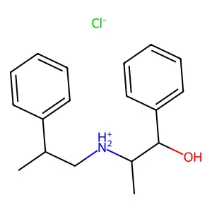 Benzyl alcohol, alpha-(1-((beta-methylphenethyl)amino)ethyl)-, hydrochloride structure