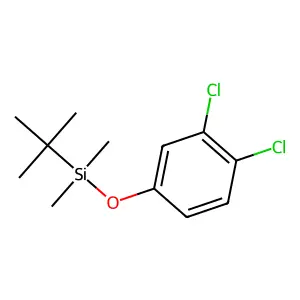Tert-butyl(3,4-dichlorophenoxy)dimethylsilane structure