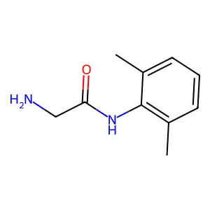 2-氨基-N-(2,6-二甲基苯基)乙酰胺 structure