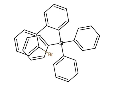 2-Bromo-2'-(triphenylsilyl)biphenyl structure
