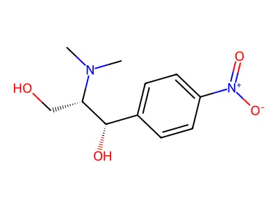 (1S,2S)-2-(Dimethylamino)-1-(4-nitrophenyl)-1,3-propanediol structure