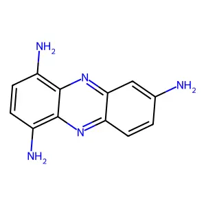 1,4,7-Phenazinetriamine structure
